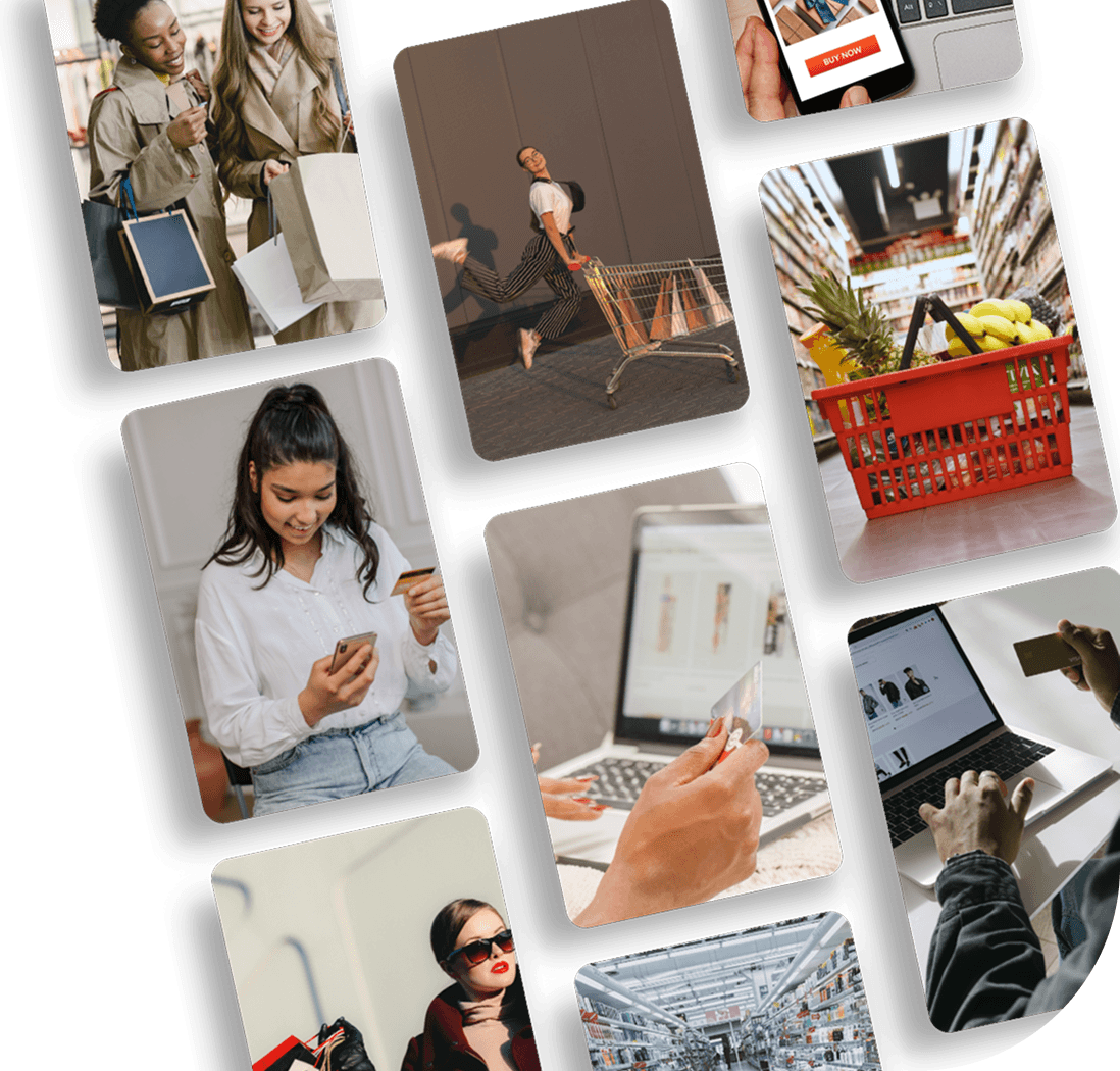 Gift cards collage